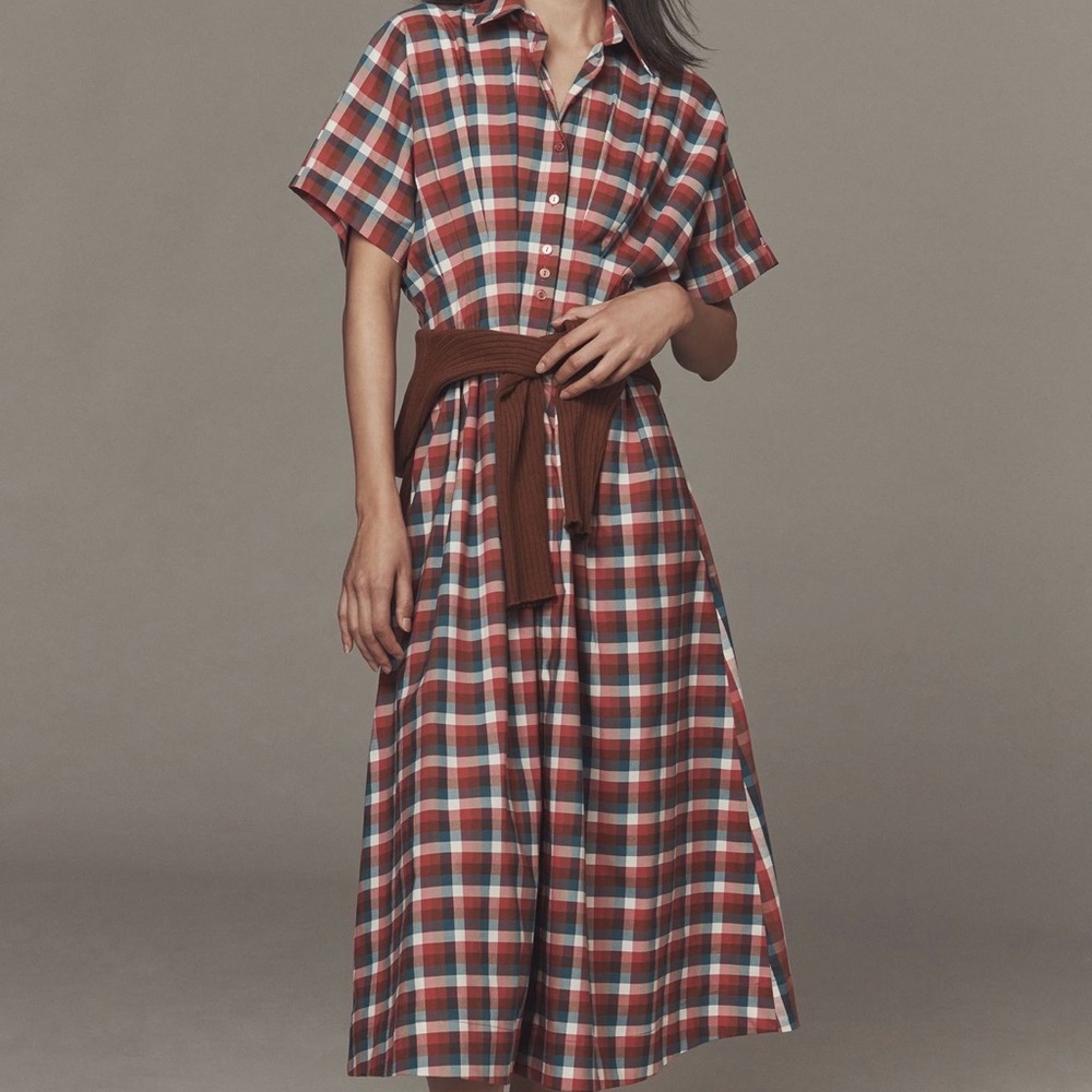 Anthropologie the Tobie shirt dress by Exquise NWT